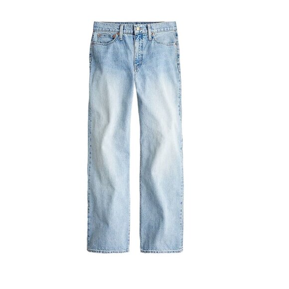 J. Crew Denim - NWT J.Crew $138 Women's 29 High-rise '90s wide-leg Jeans Medium Wash "Sold Out"